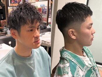 クリブフッド(CribHood)の写真/【東十条駅徒歩2分】ミリ単位でこだわりる技巧派バーバー◆360°決まるスタイル提案/メンズ/シェービング