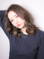 リリアン 青山(relian)&nbsp;グレージュカラーが可愛い☆アッシュなふんわり軽めミディ☆