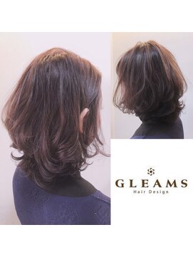 グリームス ヘアデザイン(GLEAMS Hair Design) 高酸化安心安全白髪染めベイクドモーヴ★チーフ山本