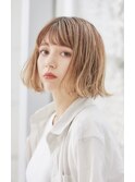 似合わせカット×大人かわいい厚めバングボブ【瀧上丈司】