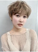 カジュアルカール_アッシュブラウンネオウルフ外ハネボブ_47022