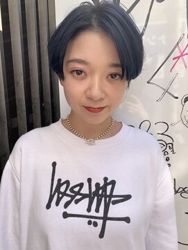 トムキャット(TOM CAT) 簡単スタイリング　ハンサム　ショート　ネイビー　ブルー