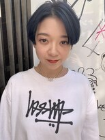 トムキャット(TOM CAT) 簡単スタイリング ハンサム ショート ネイビー ブルー