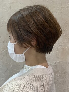 美容室 ホーム オアシス店(home) 伸ばすことを視野に入れたショート