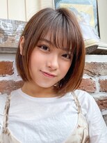 ケイト(kate)&nbsp;【Kate 大宮】耳掛けボブ×オレンジベージュ