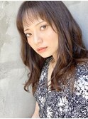 *セミロング ダメージケアカラースタイル  *