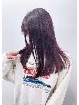 フラム 渋谷(flamme) ブリーチなし◇ワインレッド◇