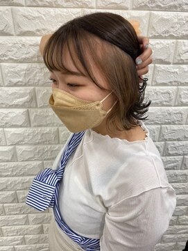 デザイアー 下高井戸店(desire) フェイスフレーミング×ミルクティーベージュ