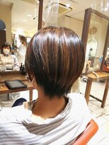 ネオリーブチノ 登戸店(Neolive cino)&nbsp;デザインカラー ハイライト&ローライト ショート