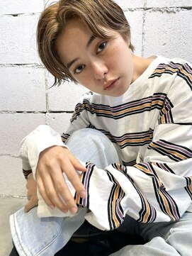 レトン 銀座(leton) ボブルフ/ショコラベージュ/カール/艶ボルドー［銀座］