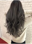 チャコールグレー　ロング