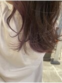 グレージュ×パープルインナー