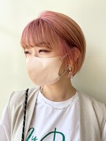 ラ シェンテ エイジア 川西(La Sente Aja)&nbsp;２０代に人気のライトピンクインナーカラー