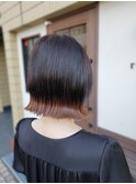 おしゃれグラデーションカラー☆切りっぱ外ハネボブ