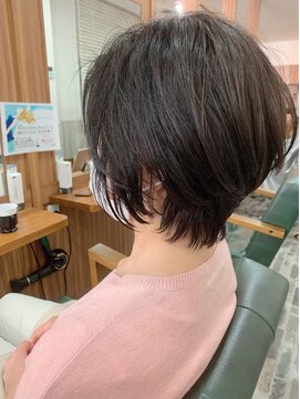 ビーチ ヘア メイク 綱島店(BEACH hair make) 大人ショートボブ/キレイめカジュアル/ビターショコラ
