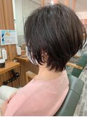 大人ショートボブ/キレイめカジュアル/ビターショコラ