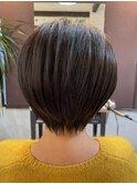 丸みショートボブ