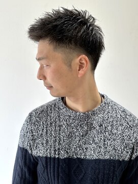 フォーク FOLK 【FOLK】メンズは好印象・清潔感☆刈り上げ２ブロショート♪