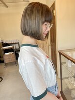 バショ(ba sho)&nbsp;ミニボブ×ハイライト