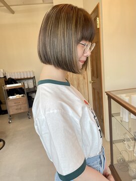 バショ(ba sho) ミニボブ×ハイライト