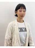 オン眉ショートミニボブ◎