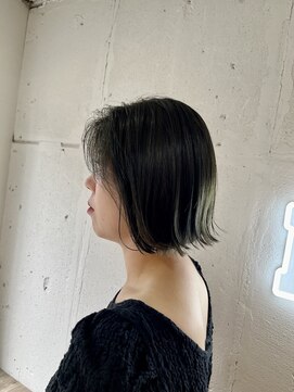 ヘアーワークス ヘルム 渋谷店(HAIR WORKS HELM) 【HELM渋谷】オリーブカラー