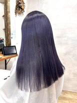 ロア 福岡天神本店(LORE) ネイビーバイオレット◎natsu