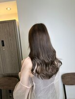 ネウィ 国分寺(newi)&nbsp;セミロングレイヤーカット/美髪スタイル/ベージュ