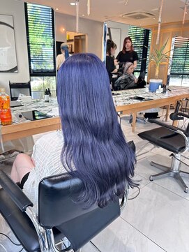 ヘアサロン ガリカ 表参道(hair salon Gallica) 【miko】韓国風ハイトーン/ブルーラベンダー/透明感寒色系カラー
