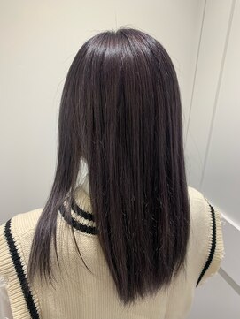 アズールサン 草加西口店(azule-sun) ダブルカラー,モードヘア,ダークシルバー【草加】