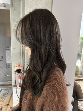 リバレッジ 白金(Leverage) 白髪ぼかしハイライトレイヤーカット30代40代【目黒白金】山岡