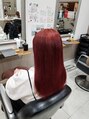 ヘアアンドメイク 心座(hair&make) 赤やピンク系の暖色カラーが得意です！！