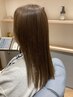 【内側から補修】髪質改善トリートメント付きオーガニックカラー+カット