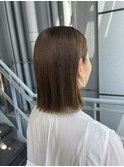 大人ぱつっとボブイルミナカラー髪質改善栄/矢場町/上前津