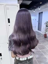 ペレ 栄店(PELE) デザインカラー/レイヤーカット/ウェットヘア/オリーブベージュ