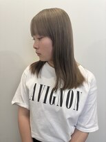 ゼンドットカラスマ(Zen.karasuma)&nbsp;ミルクティーベージュ×ブリーチあり20代30代40代