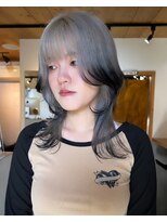 キラ 原宿(KILLA)&nbsp;デザインカラー/レイヤーカット/ウェットヘア/韓国/ダブルカラー