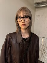 ノラ シブヤ(NORA)&nbsp;レイヤーカット/顔まわりカット/ミルクティーベージュ