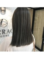 マルフェ 天王寺(marfe) ハイライトカラーグレージュ透明感カラーケアブリーチ