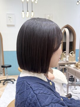 ロンド レグリーズ 立川(Lond leglise) ウェーブミディアム似合わせカットメルティカラーボブ/立川