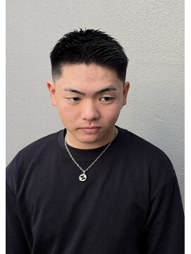 クフィア メンズフェード カンポ 天王寺(CUFFIA MENSFADE CAMPO) フェザーバング×フェード