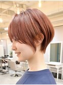  ショート/ショートボブ/丸みショートボブ/丸みショート/大宮