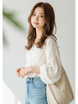 フルショウ 栄店(FURUSHO) 韓国風巻き×細めハイライトレイヤーマロンベージュ