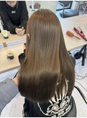 ワンカラーで出来る透明感オリーブベージュ