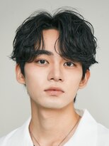 テン 心斎橋(tenn.)&nbsp;フェザーショートフェザーパーマニュアンスパーマショートヘア