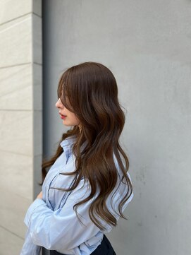 オプ アート(Op Art) 暗めのトーンでモテ髪ヘア