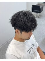 ブライト(BRIGHT)&nbsp;マッシュ無雑作パーマツイストスパイラルパーマ