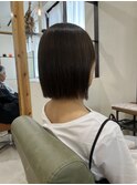 切りっぱなしボブ