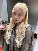 サンドレオ 新宿店(sand Leo)&nbsp;フェイスフレーミング/ココアベージュ/ブリーチ/ハイトーン/新宿