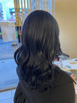 ゴッド ヘアーアンドメイク 高崎西口店(GOD Hair & Make) ネイビー
